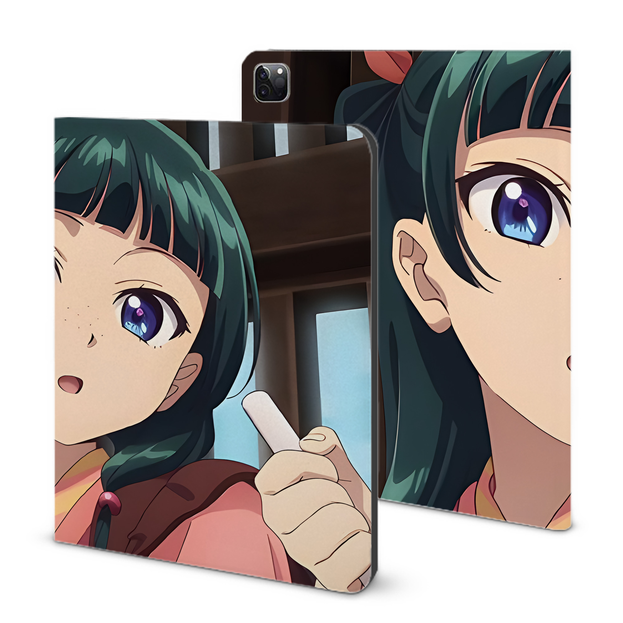 （画像用） 薬屋のひとりごと The Apothecary Diaries IPad ケース ブック型 PUレザー TPU 耐衝撃 軽量 薄型 ペン収納なし 全面保護 IPad 各モデル対応